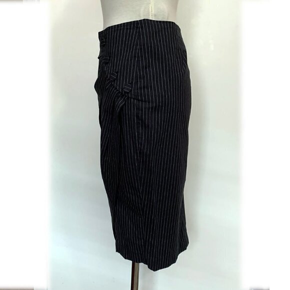 ❤️ 3B Made In America Pinstripe Skirt - Picture 3 of 6